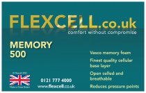 Flexcell 500 memory foam mattress